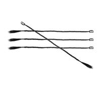Alipis 4 Piezas Extensión Trenzada para Mujer con Clip, Fibra de Alta Temperatura, Coleta Postiza Negra Natural y Flexible para Uso Diario