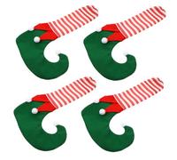 Alipis 4 Piezas Fundas para Pies de Mesa y Silla Navideñas por Protectores para Patas de Silla para Decorar el Hogar Diciembre de Comedor