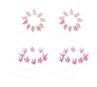 Alipis 4 Piezas Guirnaldas de Grullas Origami Impermeables Decoración Elegante para Bodas y Fiestas Rosa Perlado Adornos Versátiles para Interiores y Exteriores