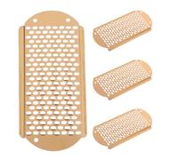Alipis 4 Piezas Removedor de Callos para Pies de Acero Inoxidable, Lima Profesional para Eliminar Durezas, Raspador Eficaz para Pedicura en Casa y Cuidado de Talones
