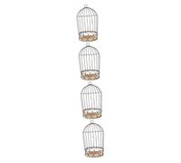 Alipis 4 Piezas Soporte de la Vela del Puesto de Flores Wedding Decoration decoração casa candelabro de Jaula de pájaros vestidor Neto Titular de la Flor Decorativa candelero del Festival