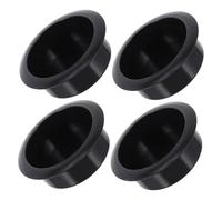 Alipis 4 Piezas Sostenedor De Taza del Sofá Ventanas De Pecera Decoraciones De Peceras Cordón para Lápiz Óptico Portavasos para Coche De Negocios Matraz El Plastico Black Reutilizable