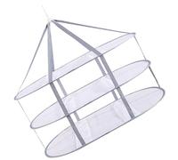 Alipis 4 Piezas Tendedero Diseño Antiviento para Secado de Ropa y Zapatos Estante Colgante Multiusos para Hogar y Pequeños