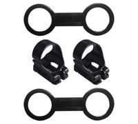 Alipis 4 Soportes de Silicona para Snorkel de Buceo, Sujetador para Tubo de Snorkel, Cierre de Seguridad Resistente y Desmontable, Accesorio Ligero para Buceo, Kit 4 Piezas