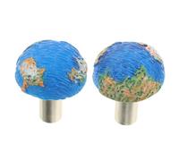 Alipis 4 tiradores de cajón de tierra, novedosos tiradores de armario de cocina, pomos decorativos con tornillos para muebles de dormitorio y habitación infantil.