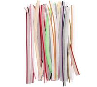 Alipis 48 Piezas de Cinta de Tela para Encuadernación Materiales de Algodón para Encuadernación Cinta de Cabeza Resistente 24 Colores Variados para Bricolaje y Reparación de Libros