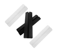 Alipis 4piezas Accesorios De Protección para Escaleras Rampas para Puertas De Mascotas Placa Protectora De Puerta Herrajes De Seguridad Accesorio De Fijación De Interior Uso Mascotas