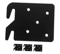 Alipis 4piezas Gancho Para Cama Plana De Soporte Para Barandilla De Cama Herraje Para Cabecero Color Negro Para Montaje Pared Accesorios De