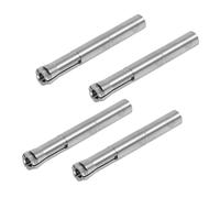 Alipis 4piezas Mandril De Resorte Para Taladro De Uñas De Acero Inoxidable Pinza De Tres Mordazas Accesorio De Lijado Para Manicura Profesional y Diy