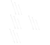 Alipis 4sets Varilla De Persiana Veneciana Barras De Cortina Pantalla De La Ventana Persianas Alambre De Cortina Poste De Ventana Poste De Gancho De Ventana Acrílico Transparent 3pcs*4