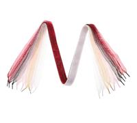 Alipis 5 Cordones Planos de Chiffon para Zapatos, Decorativos y Resistentes, Colores Clásicos para Niñas y Mujeres, Diseño Elegante y Estilo Versátil