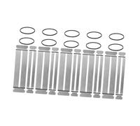 Alipis 5 juegos Kit de Herramientas para Mantenimiento de Guitarra Protectores de Trastes de Metal Inoxidable para Diapasón Accesorios de Luthier para Pulido y Protección del Diapasón