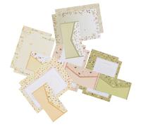 Alipis 5 juegos Kit Papelería Sobres y Papel de Carta con Estampado Floral Papel de Escritura Elegante para Escuela y Correspondencia Colores Aleatorios Color Aleatorio Color Aleatorio