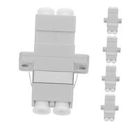 Alipis 5 Piezas Adaptadores LC De Fibra Óptica Conectores De Cable De Fibra para Redes