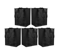 Alipis 5 Piezas Bolsa Portabotellas Reutilizable de Tela Gruesa sin Tejer para Botellas con Asas Bolsa para Vino Cerveza y Whisky de Unidades Resistente Compartimentos para Protección