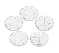 Alipis 5 piezas Disco de Kumihimo Redondo Ranuras para Trenzado de Pulseras de Herramienta de Portátil y Reforzada para Proyectos DIY de Amistad y Joyería Artesanal