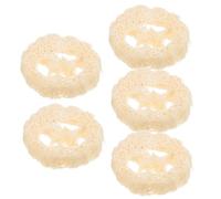 Alipis 5 piezas Esponjas de Lufa Natural para Baño y Cocina Base de Jabón con Porta Jabón de Lufa Esponjas Vegetales Exfoliantes Múltiples Usos para Ducha Lavabo y Decoración Hogar