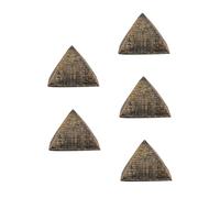 Alipis 5 Piezas Juguetes De Caja De Arena Péndulos Antiguos Bisagra Decorativa Pequeñas Bisagras para Manualidades Juguetes De Construcción para Pequeños Minirugby Golden Resina