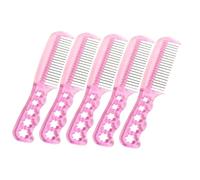 Alipis 5 piezas Peine de Acero para Pelucas Unidades Dientes Anchos y Finos para Alisar y Cuidar Pelucas Resistente y Cómodo para Uso Diario Fiestas y Actuaciones Escenario