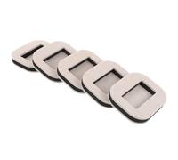 Alipis 5 Tapones Antideslizantes para Patas de Silla de Polea Copas de Fieltro Gruesas Blancas para Ruedas de Muebles Almohadillas Protectoras Reutilizables para Evitar Rayones y