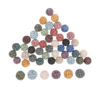 Alipis 50 Perlas Difusoras De Aceite Esencial De Roca Volcánica Joyas De Aromaterapia Difusor De Aromaterapia Para Coche Hogar y Oficina