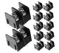 Alipis 50 piezas Bloque de Terminales Tornillo Pines Conector Pcb Montaje Aislante Regleta Conexiones para Cableado Eléctrico Paso Fácil Instalación