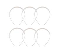 Alipis 50 Piezas de Aros de Plástico Cabello, Accesorios Prácticos y Simples para Diademas Diy, Ideales para Bodas y Uso Escolar