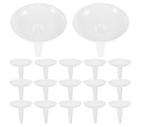 Alipis 50 Reutilizables para Velas Que no gotean - Portavelas de plástico, atrapa Cera, candelabros para Iglesia, Nochebuena, Boda y Fiestas