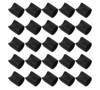 Alipis 50 Unidades Protectores para Patas de Silla Plegable Tapas Negras de Plástico Forma de V Estabilizadores Resistentes para Tubos Interiores de Sillas Acolchadas
