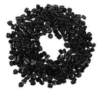 Alipis 500piezas Hebillas Cabello Base de Cuerda de Plástico Accesorios Pelo de Niña Herramientas de Decoración para Manualidades