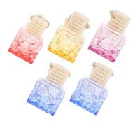 Alipis 5piezas Ambientador Colgante Coche Botellas Perfume Refresca Aire Decoración Elegante