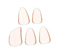 Alipis 5piezas Puntas de Uñas Guzheng Mediano Color Naranja Accesorios para Púa de Pipa Suministros para Guzheng Uso Interpretaciones Musicales