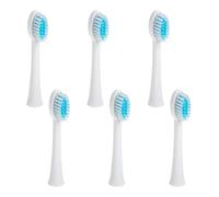 Alipis 6 Piezas Cabezas De Cepillo De Dientes EléCtrico Compatibles Para X.Q.M.Q X-3 Con Cerdas Suaves Para Limpieza Profunda Y Cuidado De Encías En Casa