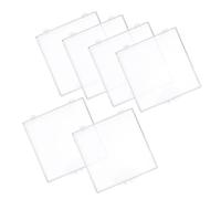 Alipis 6 Piezas Caja de Almacenamiento Transparente con Tapa para Mariposas Estuche Plástico de Alta Transparencia con Bisagra Pequeño Contenedor para Exhibición y Colección de Insectos y