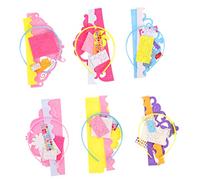 Alipis 6 piezas Cumpleaños Colores Brillantes Sombreros Fiesta Infantil Headdresses para Princesas y Príncipes