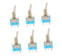 Alipis 6 piezas Interruptor de Palanca Metálico para Guitarra Posiciones de Selector Robusto para Control Eléctrico para Guitarristas y Entusiastas