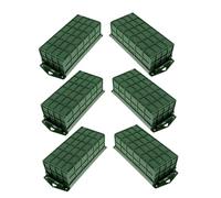 Alipis 6 piezas Jaulas de Espuma Floral Rectangulares para Arreglos Soporte Estable y Reutilizable para Mesa y Pared Decoración de Bodas y Hogar