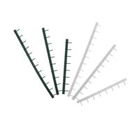 Alipis 6 Piezas Miniature Railway Model Road Fence Abs Table Barrier For Train Diorama Micro Landscape DIY Scenery Accessory with In and