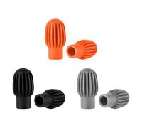 Alipis 6 Piezas Silicona Drumstick Mutes con Cubiertas Silenciosas para Práctica Protectores Suaves para Reducción de Ruido y Control de Sonido Ensayos