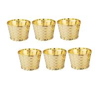 Alipis 6 Piezas Soporte de Árbol de Navidad Base Fija para Árbol de Navidad de Escritorio Diseño de Cesta Tejida Estante Resistente para Decoración Festiva para Creación de Navideños