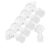 Alipis 6 Piezas Tapones para Botellas de Vidrio Vintage con Diseño de Tapones Decorativos Portátiles para Frascos de Aceite Difusores de Aroma Prácticos y Elegantes para Aromaterapia y