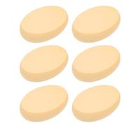 Alipis 6 piezas Unidades de Esponjas Ovaladas para Maquillaje Aplicador Facial de Polvo Dual para Uso Húmedo y Seco Esponja Suave y Duradera para Base y Polvos Compactos
