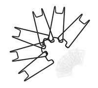 Alipis 6 Piezas Unidades Soportes para Marcos con Adhesivo Transparente Autoportante Caballetes Metálicos Resistentes para Exhibición Estable de Fotos Hogar y Oficina Fácil Instalación