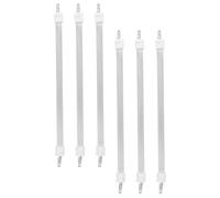 Alipis 6 Piezas Varilla Calefactora de Cuarzo 23 CM para Calentador Eléctrico Tubo Infrarrojo Lejano Enchufable para Estufa Elemento Calefactor Ahorro Energético para Uso Doméstico
