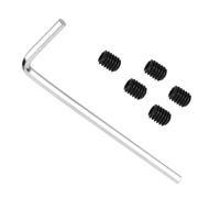 Alipis 6 Tornillos de Metal para Fijación de Cuerdas, Guitarra Eléctrica, Estructura Hexagonal Precisa, Cambio Rápido de Cuerdas
