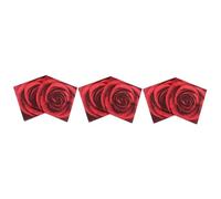 Alipis 60 Hojas servilleta de fiesta - Decoración de fiesta - Decoración de mesa decoración de la boda a granel servilletas de papel toalla de papel servilleta para fiesta rojo