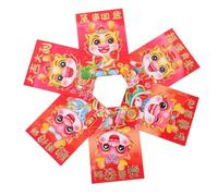 Alipis 60 Piezas Dragon Year Envelopes Thick Traditional Chinese Year Money Pouches Lucky Packets For Festival Party Decorations