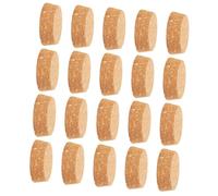 Alipis 60 piezas Unidades Tapones de Corcho Resistentes para Botellas de Vino y Licor Sellado Hermético para Botellas Pequeñas Cierre Reutilizable y Flexible para Preservar Bebidas