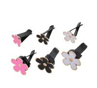 Alipis 6piezas Ambientador Coche Clips De Ventilación Diseño Margarita Decoración Estética