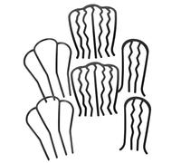 Alipis 6piezas Peines De Metal Para Mujer De Horquillas Forma Accesorios Para Peinado Peinetas Laterales Metalicas Para Recogidos y Moños Accesorios Para Horquillas Retro
